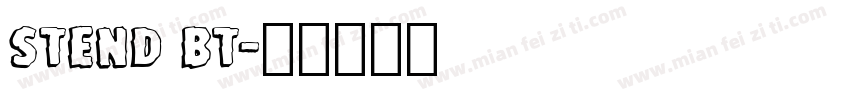 Stend BT字体转换